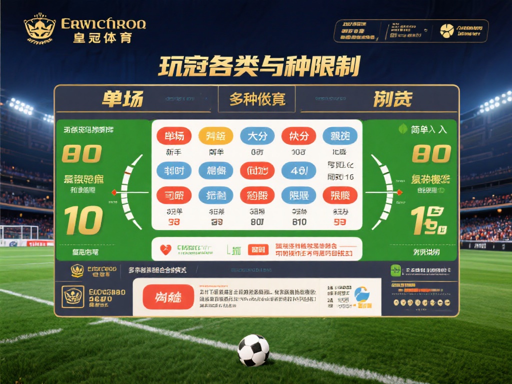 皇冠体育规则详解:新手必知的入门指南 (皇冠体育规则详解:新手必知的全面入门指南与技巧) 玩法种类与限制:皇冠体育提供了多种玩法,如单场胜负