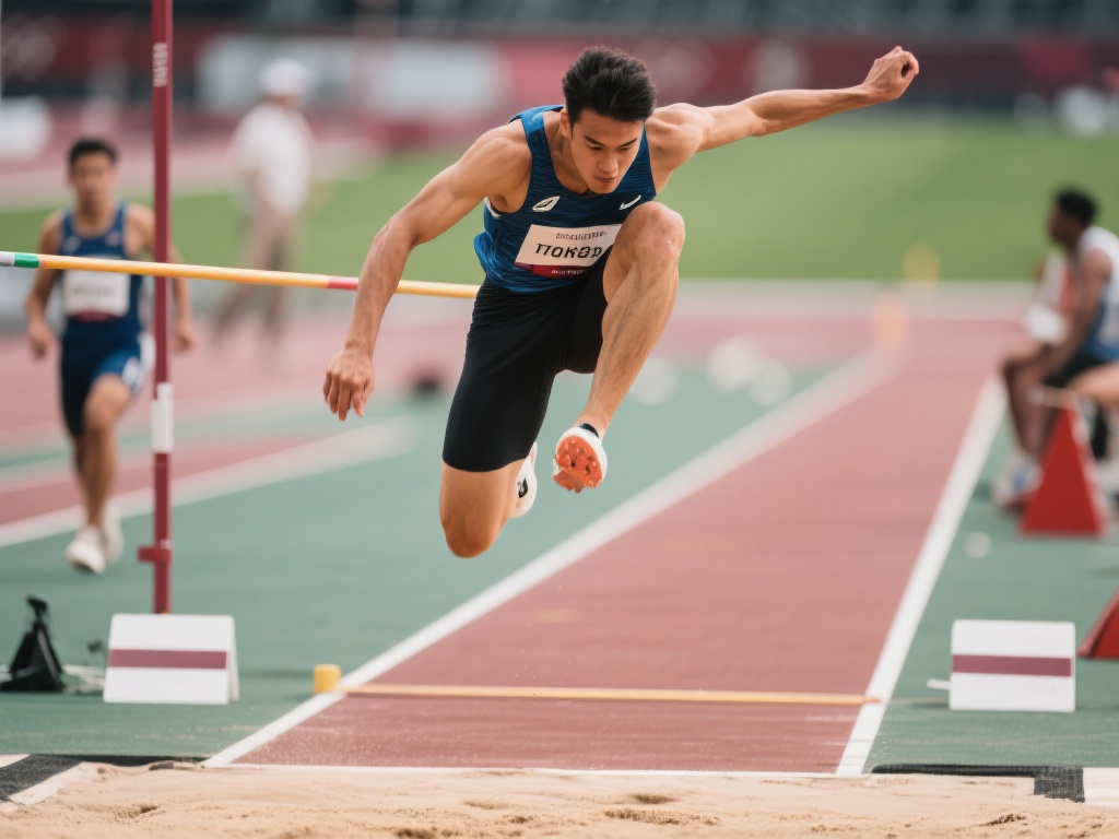 田径是体育皇冠:跑跳投中的无尽魅力 (田径:体育皇冠上跑跳投的无限魅力与激情) 跳跃项目,如跳高、跳远和三级跳远,则展现了田径中优