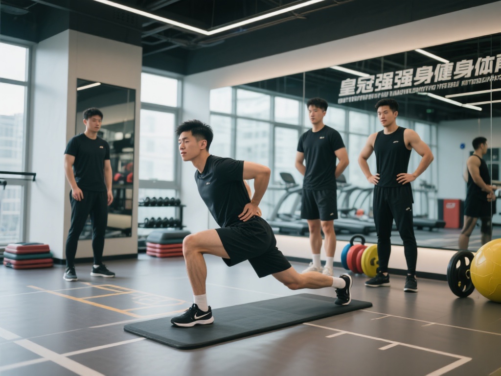 此外，借助专业指导也能事半功倍。皇冠强身体育的教练